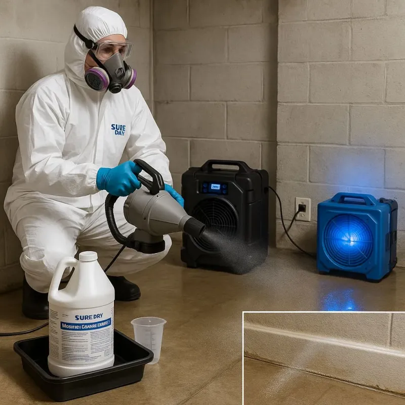 Sanitization and Odor Removal process in Rosendale, WI